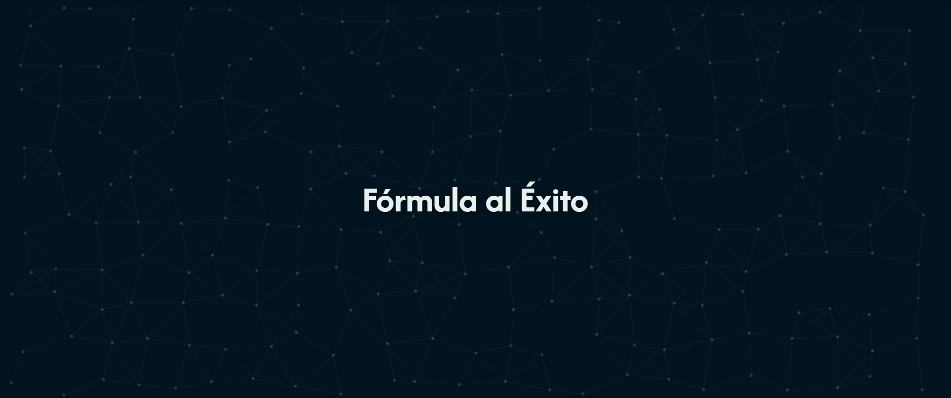Fórmula al Éxito tutoring platform homepage